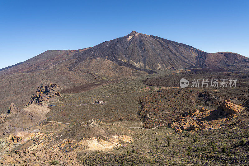 Pico de Teide和Roques de Garcia在眼前